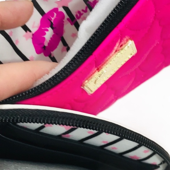 Betsey Johnson Cat Coin Purse and Wristlet, Pink - Picture 4 of 6